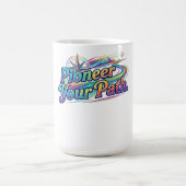 自分の道を切り拓け Tシャツ コーヒーマグカップ (中央)