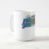 自分の道を切り拓け Tシャツ コーヒーマグカップ (正面左)