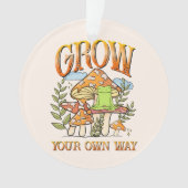 「自分の道を広げろ」 | めい想のカエル オーナメント (正面)