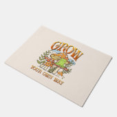 「自分の道を広げろ」 | めい想のカエル ドアマット (アングル)