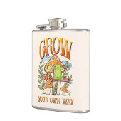 「自分の道を広げろ」 | めい想のカエル フラスク (左)