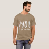 自分の道を歩こう HYOH hike your own hike ヴィンテージ Tシャツ (正面フル)