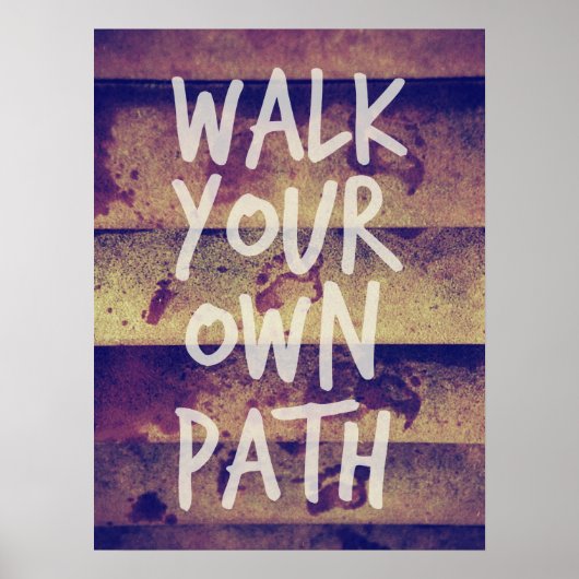 自分の道を歩む ポスター (正面)