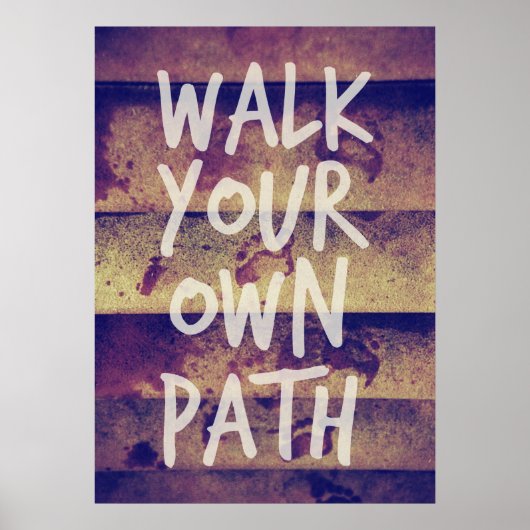 自分の道を歩む ポスター (正面)