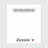 自分の道を自らエンパワーメントの目的に満ちた人生を送る シール (シート)