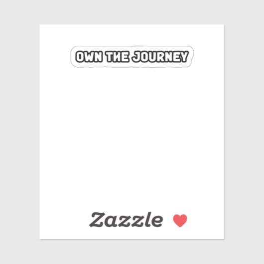 自分の道を自らエンパワーメントの目的に満ちた人生を送る シール (シート)