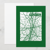  自分の道を見つける  招待状 (正面/裏面)