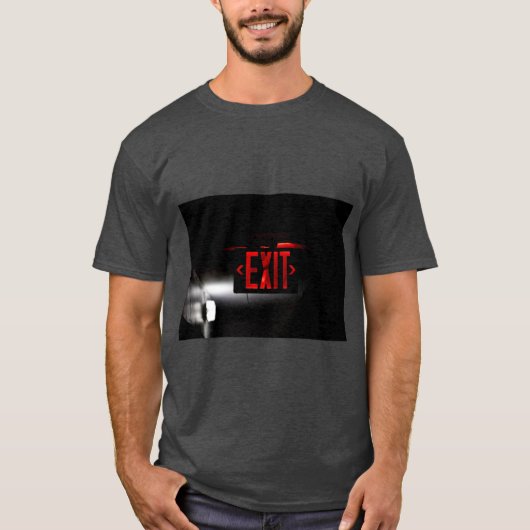 自分の道を見つける Exit N Design ロゴ Tシャツ (正面)