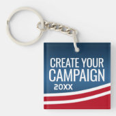 自分の選択デザインの作成 キーホルダー (正面)