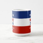 自分の選挙運動のギアの作成 コーヒーマグカップ (中央)