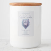 自分の邪悪な紫色のオオカミの薬屋を作成 フードラベル (正面)