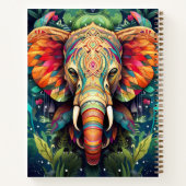 自分の部族のジャングルエレファントノートブックを作成 ノートブック (裏面)