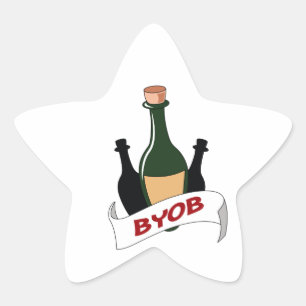 自分の酒を持って来なさい 星シール