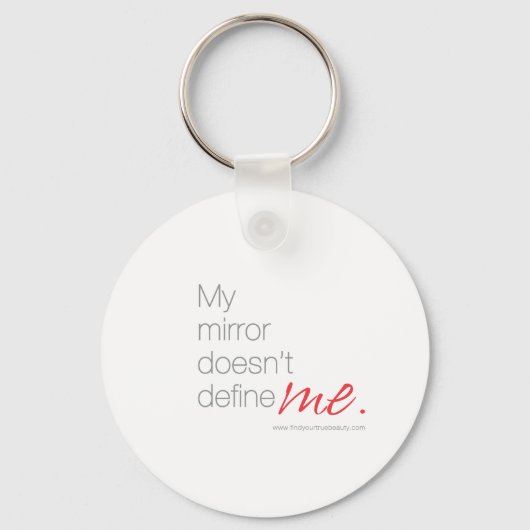 自分の鏡で定義されていない キーホルダー (正面)