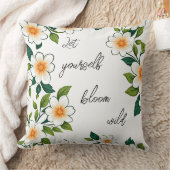 自分の開花を荒らす クッション (ブランケット)