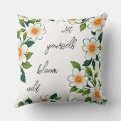 自分の開花を荒らす クッション (裏面)