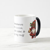 自分の陽気なクリスマスプレド格言の作成 モーフィングマグカップ (正面右)