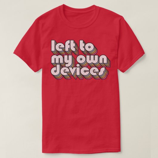 自分の離れデバイスに80sシントップファンのデザイン tシャツ (デザイン正面)