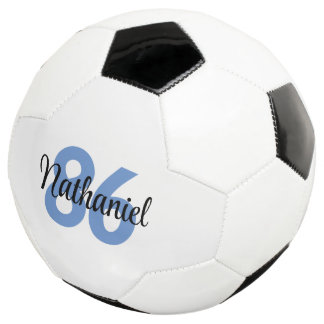 自分の青白パーソナライズされた色を作成 サッカーボール
