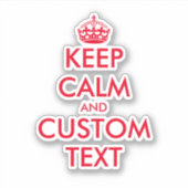 自分の静かなおもしろい水保瓶のシールを作る シール (正面)