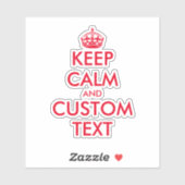 自分の静かなおもしろい水保瓶のシールを作る シール (シート)