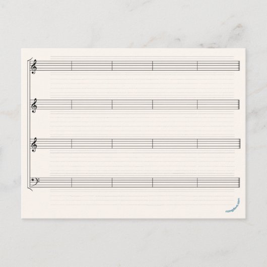 「自分の音楽の飛躍を作れ ポストカード (正面)