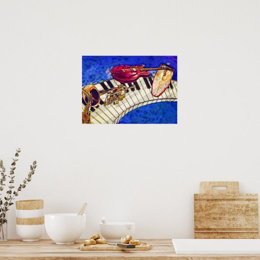 自分の音楽 ポスター (キッチン)