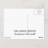 自分の音楽 ポストカード (裏面)