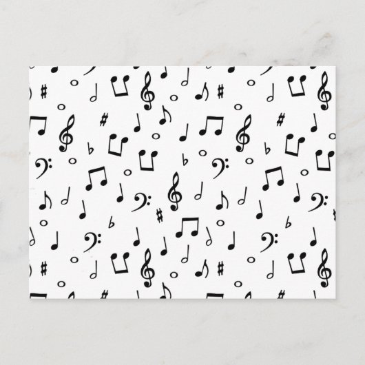 自分の音楽_ ポストカード (正面)