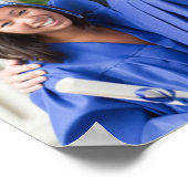 自分の額縁の卒業写真を作成する ポスター (角)