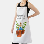 自分の食べ物を育てるのは自分の食べ物を印刷するようなものだ エプロン (インサイチュ)