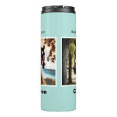 自分の馬の写真エレガントをパーソナライズされた作成する タンブラー (裏面)