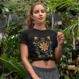 自分の魂が必要とするものだけを取るBohoフローラ Tシャツ