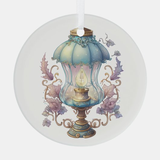 自分の魅惑的な妖精のランプを作成する ガラスオーナメント (裏面)