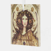 自分の魔女を作ビクトリアンる ガラスオーナメント (正面左)