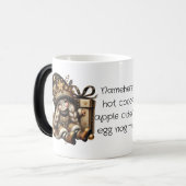 自分の魔法のクリスマスプレゼントを作成する モーフィングマグカップ (正面左)