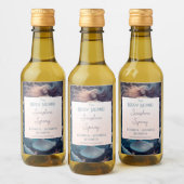 自分の魔法のマーメイドの楽園を作成 ワインラベル (ボトル)