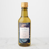 自分の魔法のマーメイドの楽園を作成 ワインラベル (正面)