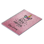 自分の魔法のユニコーンのノートブックをパーソナライズ ノートブック (左側)