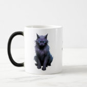 自分の魔法の黒猫を作り出す モーフィングマグカップ (左)