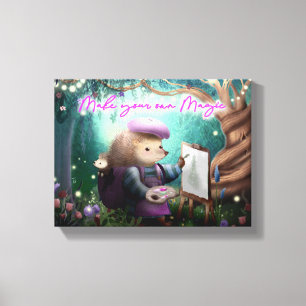 自分の魔法キッズルームウォールアートを作る キャンバスプリント