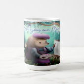 自分の魔法ハリネズミを作れ コーヒーマグカップ (中央)