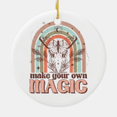 自分の魔法ボホレインボークリスマスを作る セラミックオーナメント (裏面)