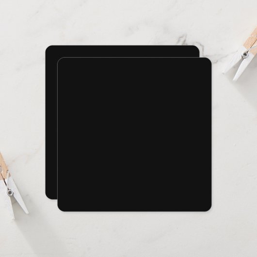 自分の黒いの平カスタムらなグリーティングカードの作成 カード (正面/裏面インサイチュ)