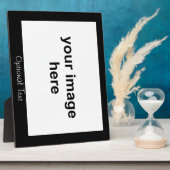 自分の黒い写真をカスタム作成 フォトプラーク (側面)