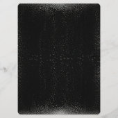 自分の黒い斑点をパーソナライズされた作成する メニュー (裏面)