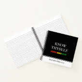 自分の黒い歴史パーソナライズされたを知る ノートブック (内部)