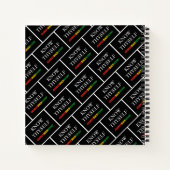 自分の黒い歴史パーソナライズされたを知る ノートブック (裏面)