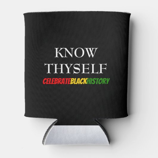 自分の黒い歴史モダンの月を知る 缶クーラー (正面)