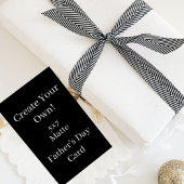 自分の黒い父の日を作成 カード